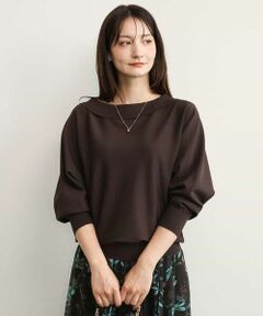MK MICHEL KLEIN / エムケーミッシェルクラン ニット・セーター | [洗える/前後2way]ロールネックカラードルマンニット