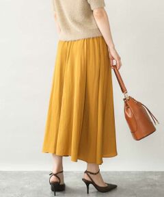MK MICHEL KLEIN / エムケーミッシェルクラン その他パンツ | [洗える]起毛サテンガウチョパンツ