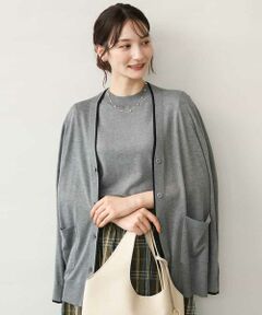 MK MICHEL KLEIN / エムケーミッシェルクラン ニット・セーター | [洗える]配色カラーニットアンサンブル