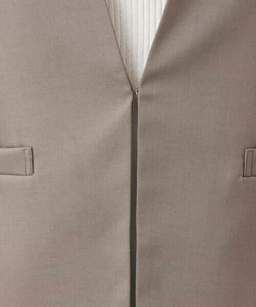 MK MICHEL KLEIN / エムケーミッシェルクラン ノーカラージャケット | [セットアップ対応/洗える]イージーツイル カラーレスジャケット | 詳細22