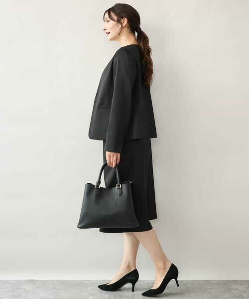 MK MICHEL KLEIN / エムケーミッシェルクラン ロング・マキシ丈スカート | [セットアップ対応/洗える]イージーツイル フレアスカート | 詳細9
