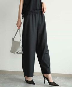 MK MICHEL KLEIN / エムケーミッシェルクラン その他パンツ | [洗える]マイクロサキソニー ワイドパンツ