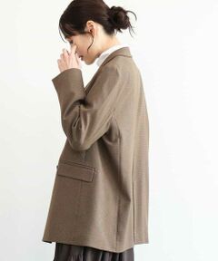 MK MICHEL KLEIN / エムケーミッシェルクラン テーラードジャケット | [洗える/イージーケア/抗ピリング/ナチュラルストレッチ]ダブルブレストジャケット（チェック柄）