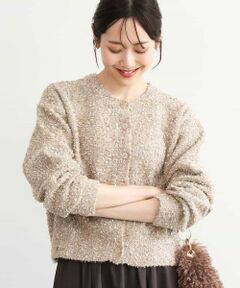 MK MICHEL KLEIN / エムケーミッシェルクラン カーディガン・ボレロ | [洗える]カノコラメツイード風ニットカーディガン