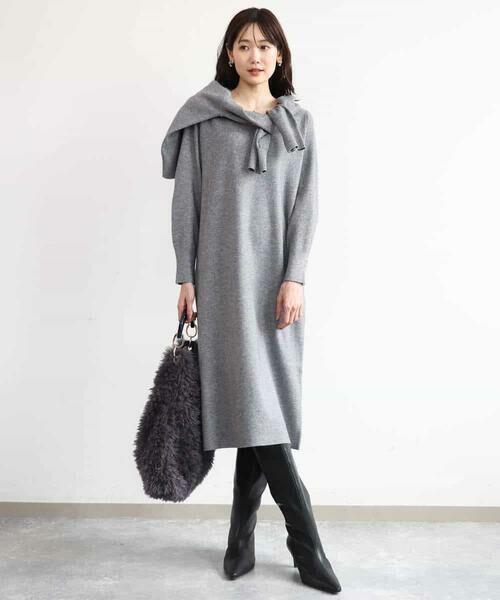 MK MICHEL KLEIN / エムケーミッシェルクラン カーディガン・ボレロ | [洗える]衿付きニットカーディガン | 詳細24