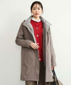 MK MICHEL KLEIN / エムケーミッシェルクラン その他アウター | [撥水加工]ダウンライナー付きフーデットコート