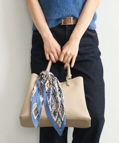 MK MICHEL KLEIN / エムケーミッシェルクラン マフラー・ショール・スヌード・ストール | [洗える]幾何柄プリーツスカーフ