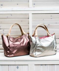 MK MICHEL KLEIN BAG / エムケーミッシェルクランバッグ トートバッグ | 【2WAY】エアリーシャイニートート