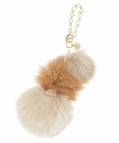 MK MICHEL KLEIN BAG / エムケーミッシェルクランバッグ チャーム | 3連ラビットファーチャーム