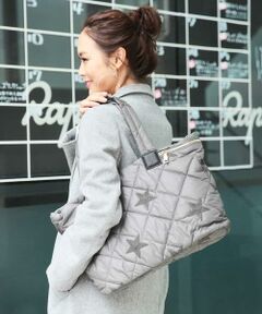 MK MICHEL KLEIN BAG / エムケーミッシェルクランバッグ トートバッグ | キルティング星柄トートバッグ