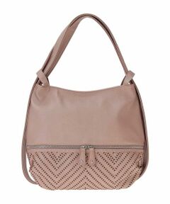 MK MICHEL KLEIN BAG / エムケーミッシェルクランバッグ トートバッグ | 【2WAY】カットワークデザインバッグ(ミニ)