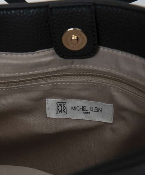 MK MICHEL KLEIN BAG / エムケーミッシェルクランバッグ トートバッグ | メタルパーツスクエアバッグ | 詳細11