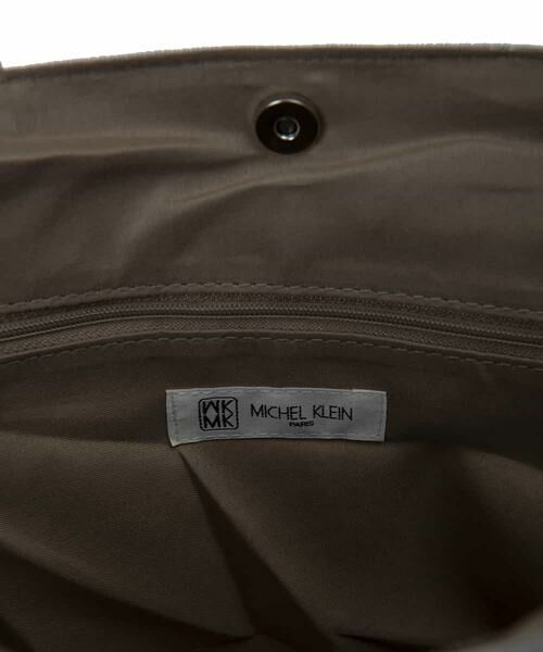 MK MICHEL KLEIN BAG / エムケーミッシェルクランバッグ トートバッグ | メタルディテールフェイクレザーバッグ | 詳細8