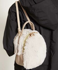 MK MICHEL KLEIN BAG / エムケーミッシェルクランバッグ リュック・バックパック | 【2WAY】エコファーミニリュック