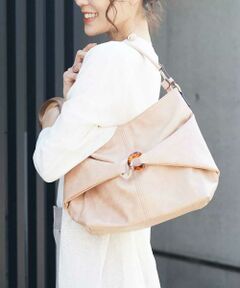 MK MICHEL KLEIN BAG / エムケーミッシェルクランバッグ トートバッグ | 【WEB限定/2WAY】アクリルチェーンデザイントートバッグ