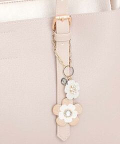 MK MICHEL KLEIN BAG / エムケーミッシェルクランバッグ チャーム | メタリックフラワーチャーム