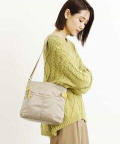 MK MICHEL KLEIN BAG / エムケーミッシェルクランバッグ ショルダーバッグ | 【撥水】ナイロンスクエアショルダー