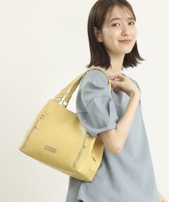 MK MICHEL KLEIN BAG / エムケーミッシェルクランバッグ トートバッグ | 【2WAY】フェイクレザースクエアバッグ