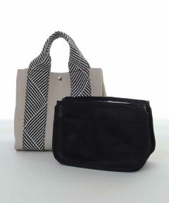 MK MICHEL KLEIN BAG / エムケーミッシェルクランバッグ トートバッグ | 【機能性ポーチ付き】コンパクトトートバッグ