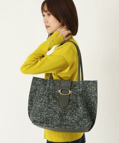 MK MICHEL KLEIN BAG / エムケーミッシェルクランバッグ トートバッグ | 【WEB限定】異素材デザイントートバッグ