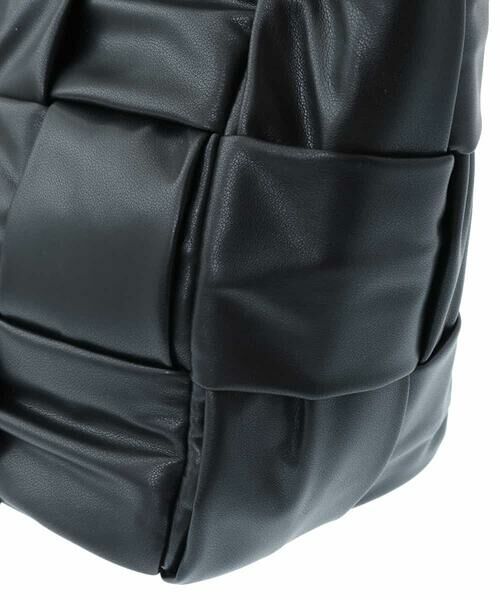 MK MICHEL KLEIN BAG / エムケーミッシェルクランバッグ トートバッグ | 【2WAY】スクエア織りデザインバッグ | 詳細10