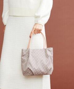 MK MICHEL KLEIN BAG / エムケーミッシェルクランバッグ トートバッグ | [2WAY]ドットレーストートバッグ