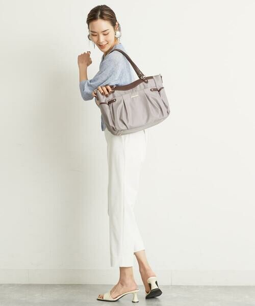 MK MICHEL KLEIN BAG / エムケーミッシェルクランバッグ トートバッグ | 【撥水/2WAY/販売停止】タックデザイントートバッグ | 詳細3