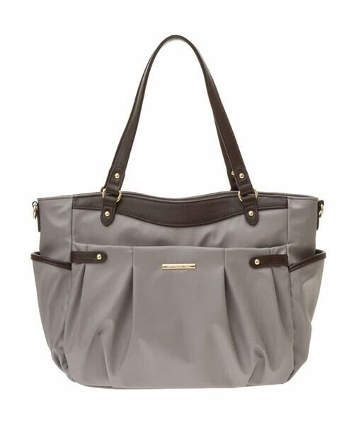 MK MICHEL KLEIN BAG / エムケーミッシェルクランバッグ トートバッグ | 【撥水/2WAY/販売停止】タックデザイントートバッグ | 詳細4