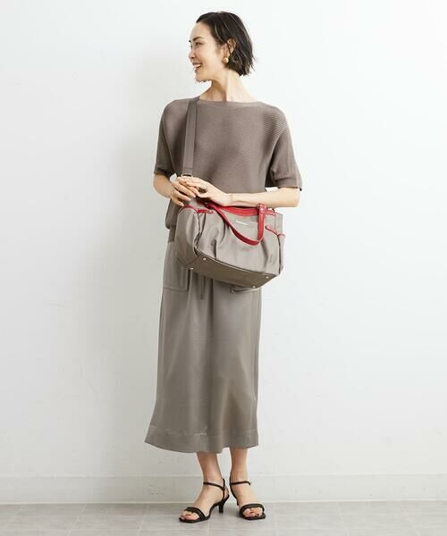 MK MICHEL KLEIN BAG / エムケーミッシェルクランバッグ トートバッグ | 【撥水/2WAY/販売停止】タックデザイントートバッグ | 詳細10