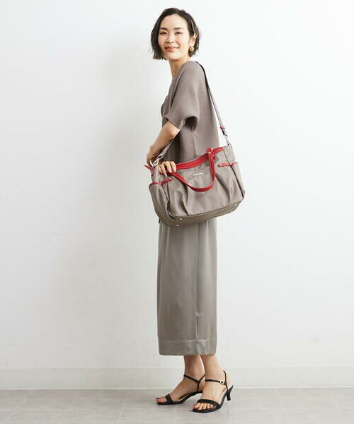 MK MICHEL KLEIN BAG / エムケーミッシェルクランバッグ トートバッグ | 【撥水/2WAY/販売停止】タックデザイントートバッグ | 詳細7