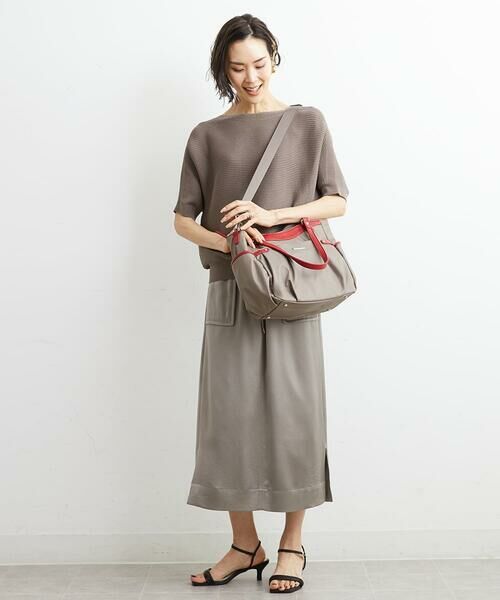 MK MICHEL KLEIN BAG / エムケーミッシェルクランバッグ トートバッグ | 【撥水/2WAY/販売停止】タックデザイントートバッグ | 詳細8