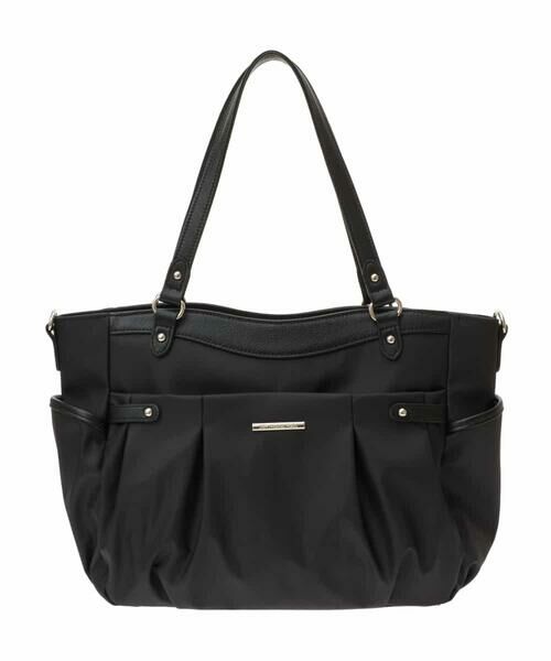 MK MICHEL KLEIN BAG / エムケーミッシェルクランバッグ トートバッグ | 【撥水/2WAY/販売停止】タックデザイントートバッグ | 詳細17