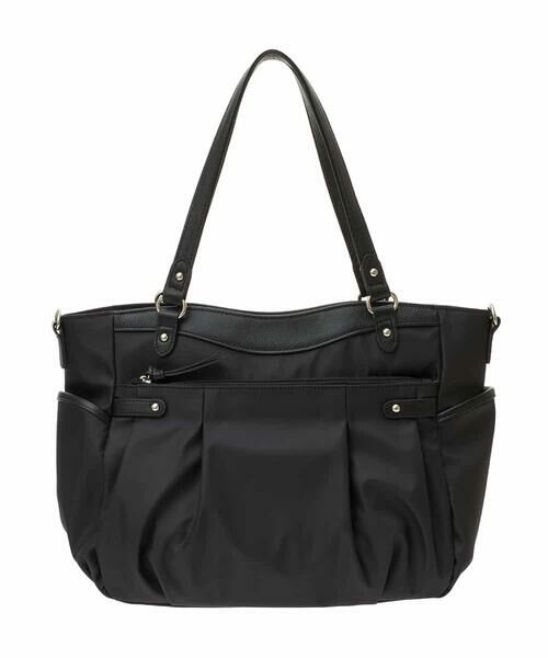 MK MICHEL KLEIN BAG / エムケーミッシェルクランバッグ トートバッグ | 【撥水/2WAY/販売停止】タックデザイントートバッグ | 詳細19