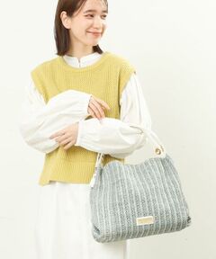 MK MICHEL KLEIN BAG / エムケーミッシェルクランバッグ トートバッグ | 【2WAY】サイドジップメッシュトートバッグ