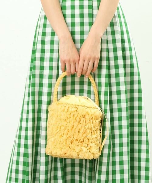 MK MICHEL KLEIN BAG / エムケーミッシェルクランバッグ その他小物 | [300g以下の軽量]フリルリボンバッグ | 詳細18