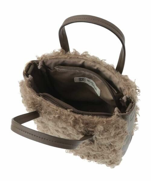 MK MICHEL KLEIN BAG / エムケーミッシェルクランバッグ トートバッグ | [2WAY/300g以下の軽量]プードルファーコンビネーションミニトート | 詳細14