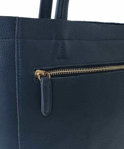 MK MICHEL KLEIN BAG / エムケーミッシェルクランバッグ トートバッグ | [A4サイズ対応]カウレザーBIGトートバッグ | 詳細5