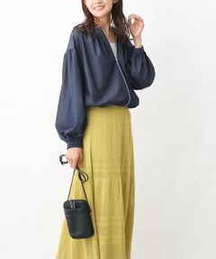 MK MICHEL KLEIN BAG / エムケーミッシェルクランバッグ ショルダーバッグ | [軽量]牛革ウォレットショルダーバッグ