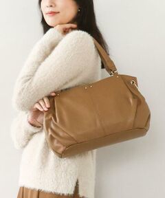 MK MICHEL KLEIN BAG / エムケーミッシェルクランバッグ トートバッグ | [2WAY]カウレザータックデザイントートバッグ