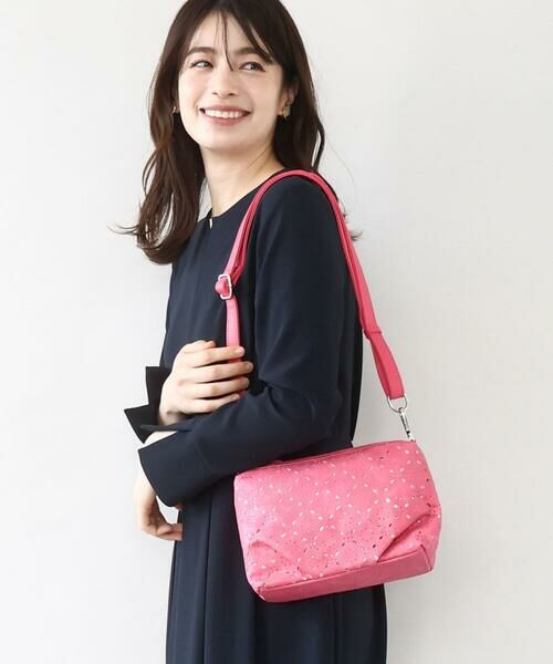 MK MICHEL KLEIN BAG / エムケーミッシェルクランバッグ ショルダーバッグ | [2WAY]パンチングデザインミニショルダーバッグ | 詳細20