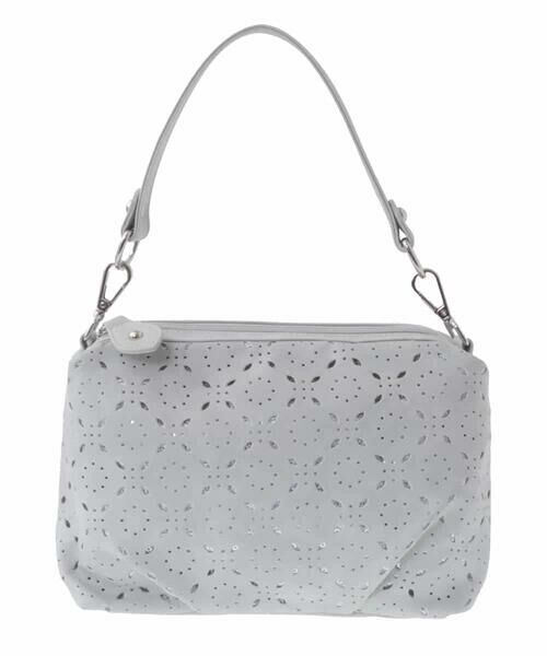 MK MICHEL KLEIN BAG / エムケーミッシェルクランバッグ ショルダーバッグ | [2WAY]パンチングデザインミニショルダーバッグ | 詳細21