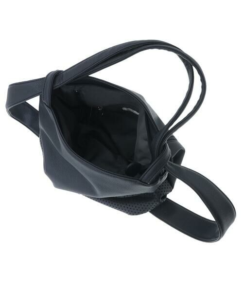 MK MICHEL KLEIN BAG / エムケーミッシェルクランバッグ トートバッグ | [2WAY/A4サイズ対応]パンチングデザイン変形トートバッグ | 詳細17