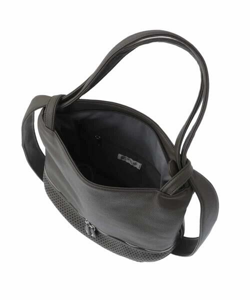MK MICHEL KLEIN BAG / エムケーミッシェルクランバッグ トートバッグ | [2WAY/A4サイズ対応]パンチングデザイン変形トートバッグ | 詳細22