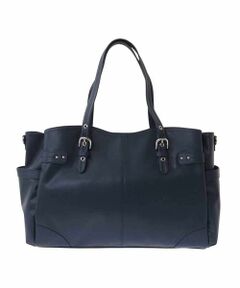 MK MICHEL KLEIN BAG / エムケーミッシェルクランバッグ トートバッグ | [大容量/2WAY]ステッチポイントワイドスクエアトート