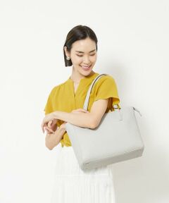 MK MICHEL KLEIN BAG / エムケーミッシェルクランバッグ トートバッグ | [2WAY]合成皮革スクエアトートバッグ