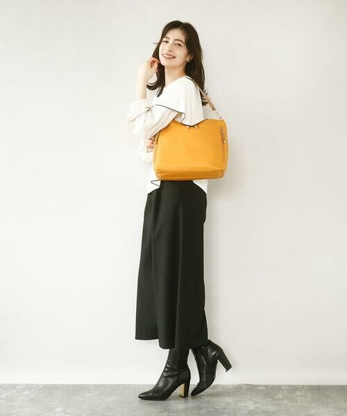 MK MICHEL KLEIN BAG / エムケーミッシェルクランバッグ ショルダーバッグ | [2WAY]パンチングハンドルサイドファスナーバッグ | 詳細19