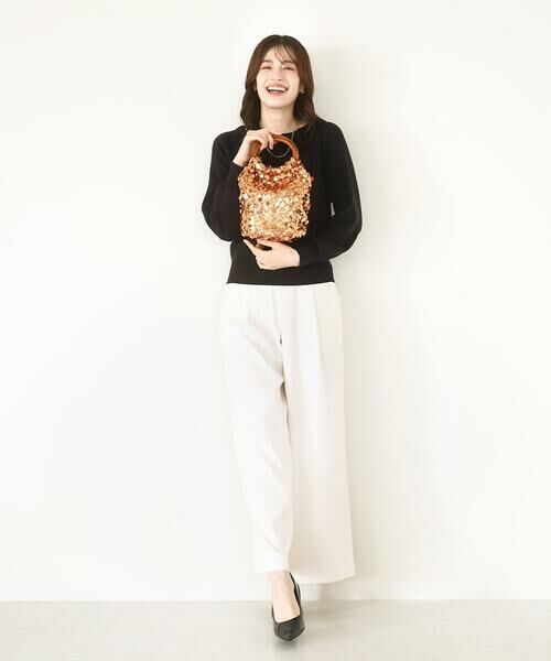 MK MICHEL KLEIN BAG / エムケーミッシェルクランバッグ トートバッグ | [2WAY]リングハンドルスパンコールバッグ | 詳細21