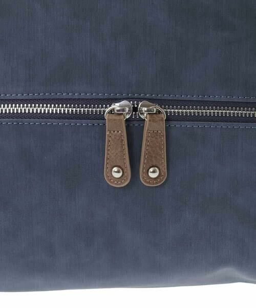 MK MICHEL KLEIN BAG / エムケーミッシェルクランバッグ トートバッグ | [2WAY/A4サイズ対応]シルバーラメアクセント変形トートバッグ | 詳細14