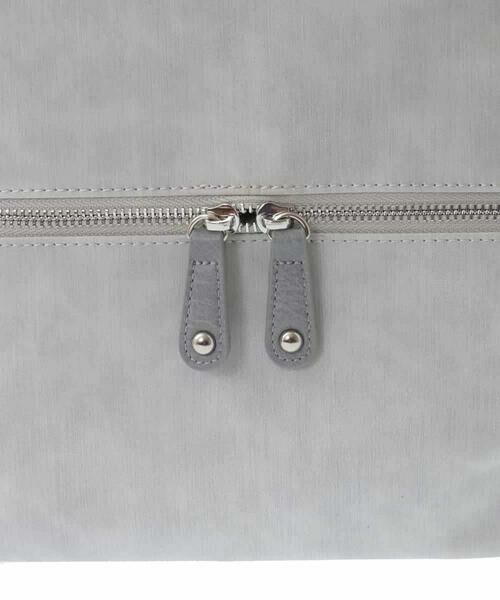 MK MICHEL KLEIN BAG / エムケーミッシェルクランバッグ トートバッグ | [2WAY/A4サイズ対応]シルバーラメアクセント変形トートバッグ | 詳細17