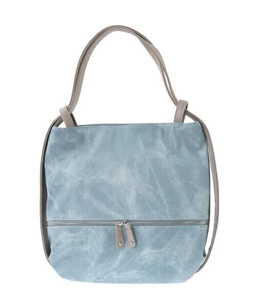 MK MICHEL KLEIN BAG / エムケーミッシェルクランバッグ トートバッグ | [2WAY/A4サイズ対応]シルバーラメアクセント変形トートバッグ | 詳細19